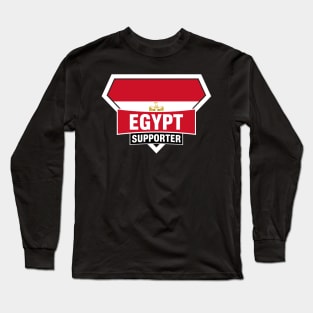 Egypt Super Flag Supporter Long Sleeve T-Shirt